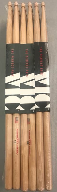 Vic Firth 5B AMERICAN CLASSIC 12 PAIR WOOD