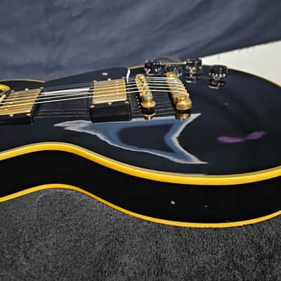 Burny RLC-60 Les Paul Custom 1983 Black, Japan, Fernandes image 8