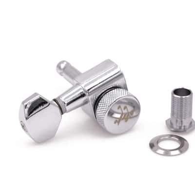 Tone Ninja drop-in Ibanez Upgrade 2-pin locking tuners 20:1, Chrome, 7 String Inline Left