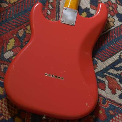 MB Guitars 62-S  2024 - Fiesta Red Hardtail image 12