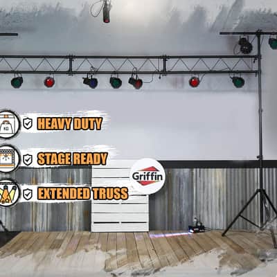 Light Truss Stand System - Trussing DJ Booth Kit Lighting Stage PA Speaker T-Bar image 13