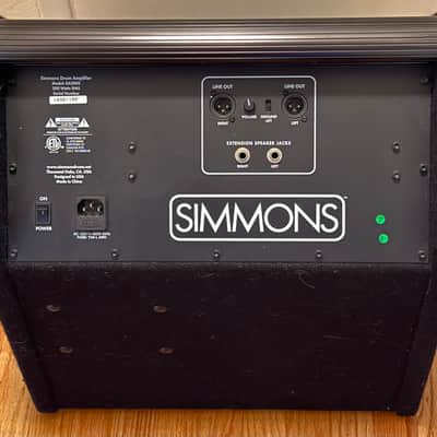 Simmons DA200S Electronic Drum Set Monitor 2010s - Black image 2