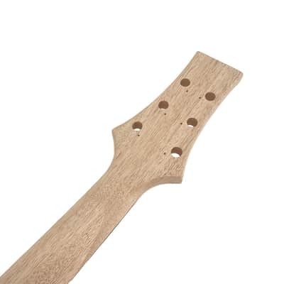 PRS Style Flame Maple Top DIY Electric Guitar – Mahogany Body & Neck – 22 Frets image 5