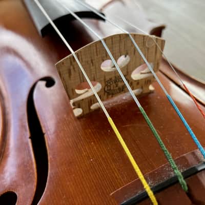 4/4 Violin West Coast String Instruments "Aldo Romano" - Professionally Set Up image 4