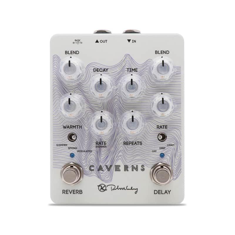 Keeley Keeley Keeley Caverns Delay/Reverb - White Waves - Limited Edition (DEMO LAST UNIT) image 1