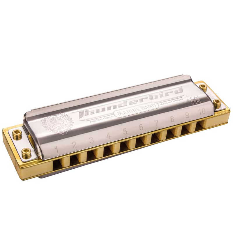 Hohner M2011BXL-A Marine Band Thunderbird Harmonica - Key of Low A image 1