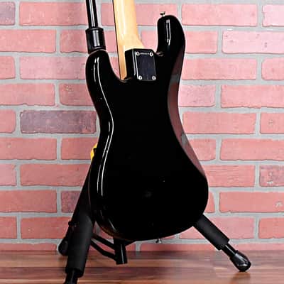 Fender Vintage 1984 Squire P-Bass 32" Medium Scale Made in Japan - Gloss Ebony with Molded Fender Hardshell Case image 15
