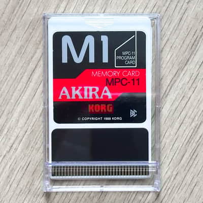 Korg M1 Voice Rom Data Card // MPC-11 Akira // With Chart