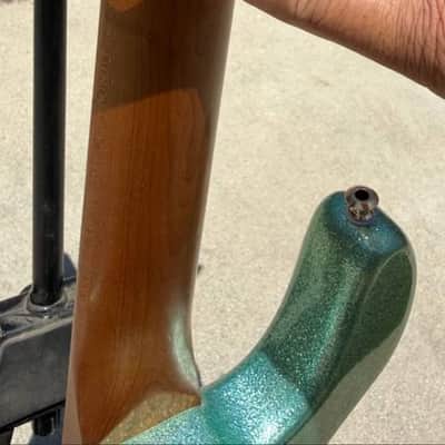 Sterling StingRay Ray34 with Roasted Maple Neck 2022 - 2023 - Seafoam Sparkle image 9
