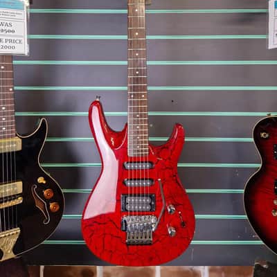 Washburn KC-40V Chicago Series Red Crackle 90's Electric Guitar