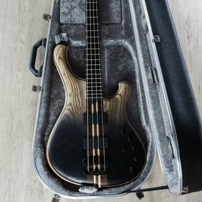 Mayones Viking Classic 4 4-String Bass, Dirty Black Horizon, Ebony Fretboard image 8