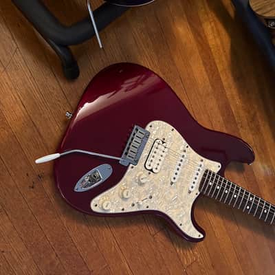 1997 USA Fender Lone Star Stratocaster Candy Apple Red image 4