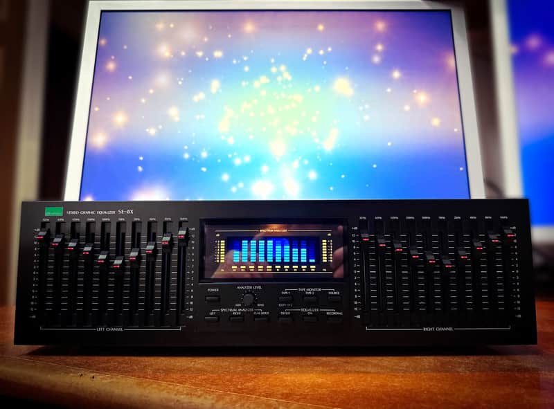 SANSUI SE-8X Original Boxed Vintage Stereo Graphic Equalizer | Reverb