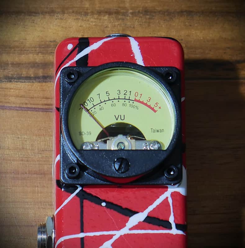VU Meter Pedal – Signal Level Monitor – Pedalboard Utility image 1