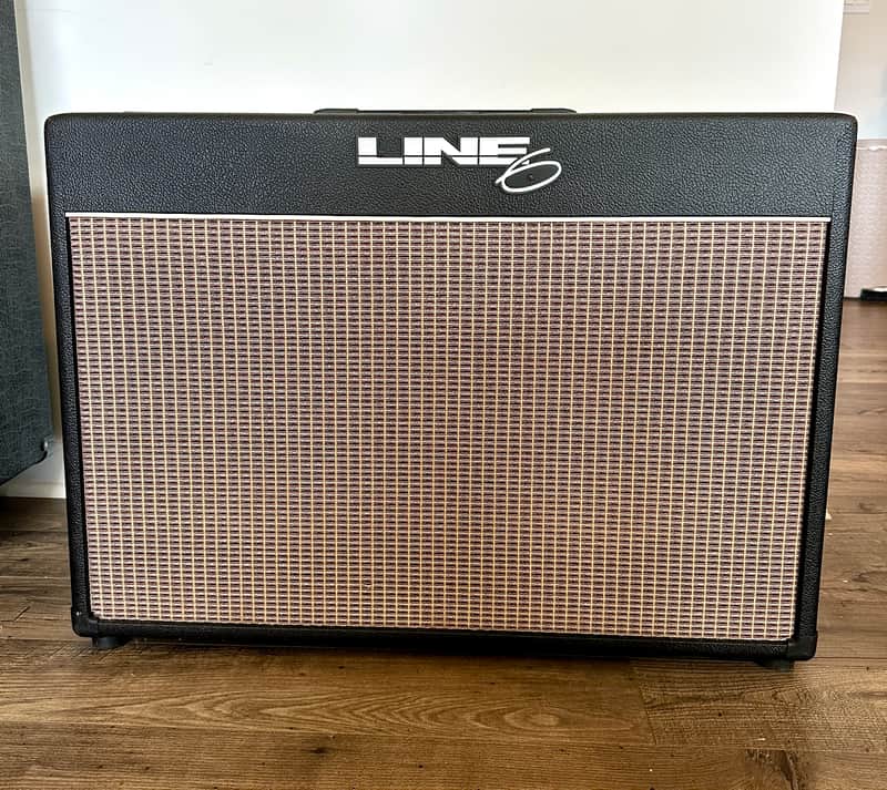 Line 6 Flextone XL 100-Watt 2x12" Digital Modeling Guitar Combo 1998 - 2000 - Black / Red image 1