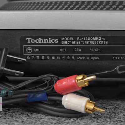 Technics SL-1200MK2-A Silver Direct Drive DJ Turntable in Good condition image 24