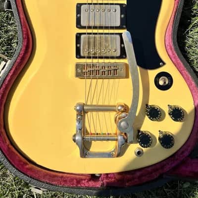 Gibson SG Custom with Bigsby Vibrato 1971 - 1979 - White image 14