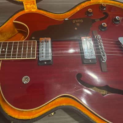 Guild T-100D Slim Jim with Humbuckers 1965 - 1973 - Blonde image 4
