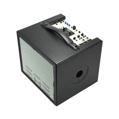 Elite Acoustics EAE D4-8 (OPEN BOX) Rechargeable Acoustic Amp with 4 Channel Digital Mixer/LFP Battery - Painted Black image 5