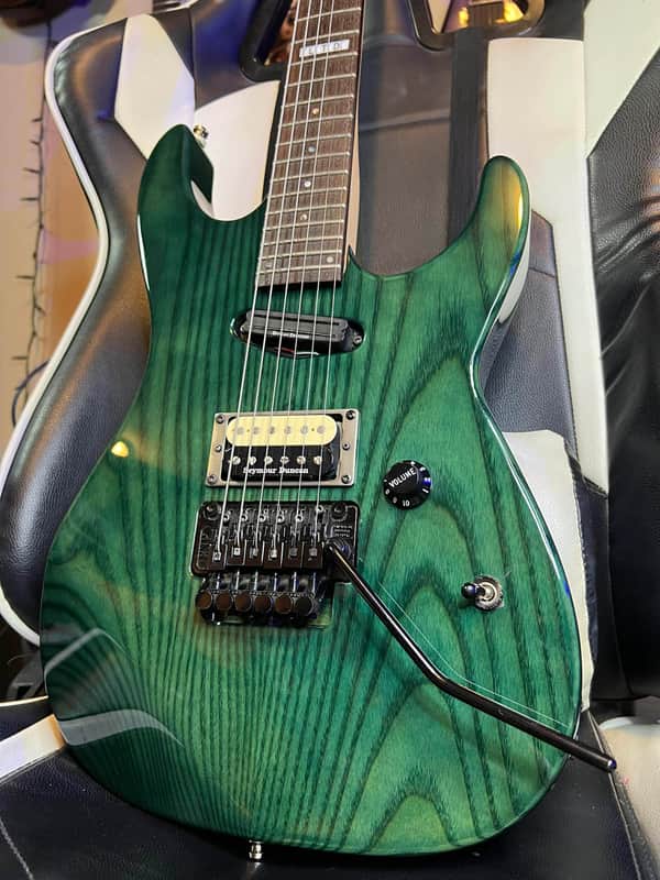 ESP LTD Mirage Deluxe M-II 1994 - Trans Green image 1