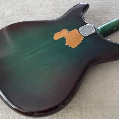 Vintage 1968 Kustom USA K200 Bass Wineburst Finish w Dearmond Pickups + Original Case Rare Model image 19