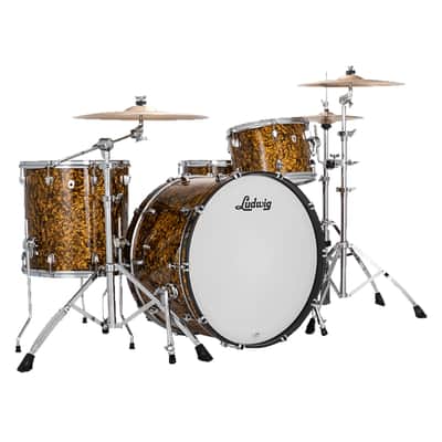 Ludwig Neusonic DOWNBEAT Shell Set A6 Butterscotch Pearl - Drum Shell Set image 1