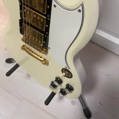 Burny Les Paul custom 61 SG 1980s - lacquer image 5