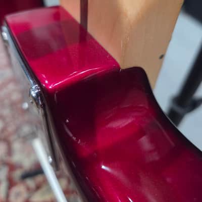 Fender Jimmy Vaughn Partscaster Strat W/ Highway 1 Neck & Kinman PUs - 2006 - Candle Apple Red W/ HSC (C016-26) image 10