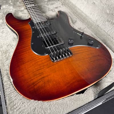 ESP E-II SN-III Hardtail w/Case - Tiger Eye Sunburst image 3