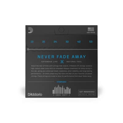 D'Addario - XT - Acoustic Guitar String Set - Bronze - Light Coated - 80/20 (XTABR1253) image 3
