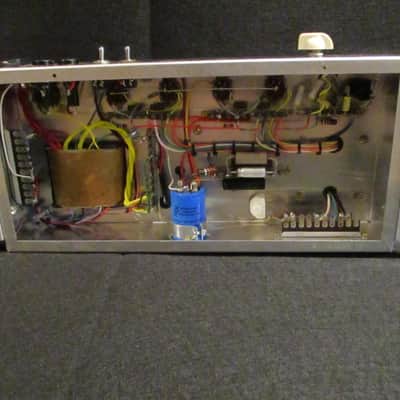 CUSTOM-MADE PROTOTYPE 30w 1x12 combo in solid mahogany and maple cabinet. MINT. NOS. 2025 - Oxblood on African Mahogany and Maple. Trident Amplification. image 6