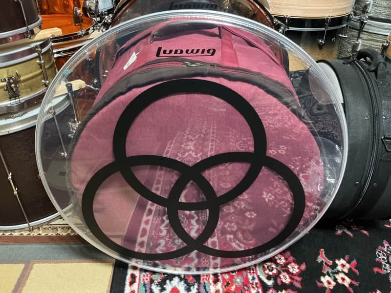 Remo John Henry Bonham “Bonzo” 26” Bass Drum Head Holy Trinity 2026 - Black Matte Oracal 651 image 1
