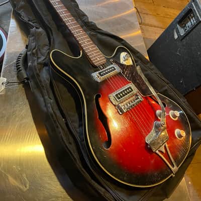 Teisco EP-10T 1960’s - Red burst image 21