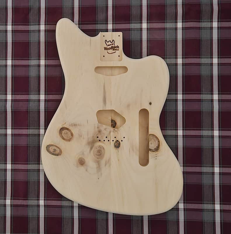 Woodtech Routing - 2 pc. Character Eastern White Pine Telemaster Body - Unfinished image 1