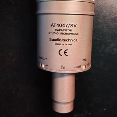 Audio-Technica AT4047/SV Large-Diaphragm Side-Address Cardioid Condenser Microphone 2010s - Silver image 4
