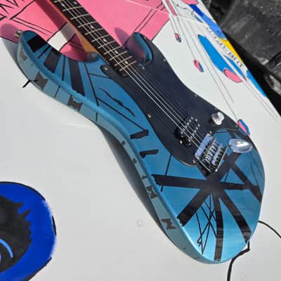 Squier Stratocaster Bullet EVH tribute image 12