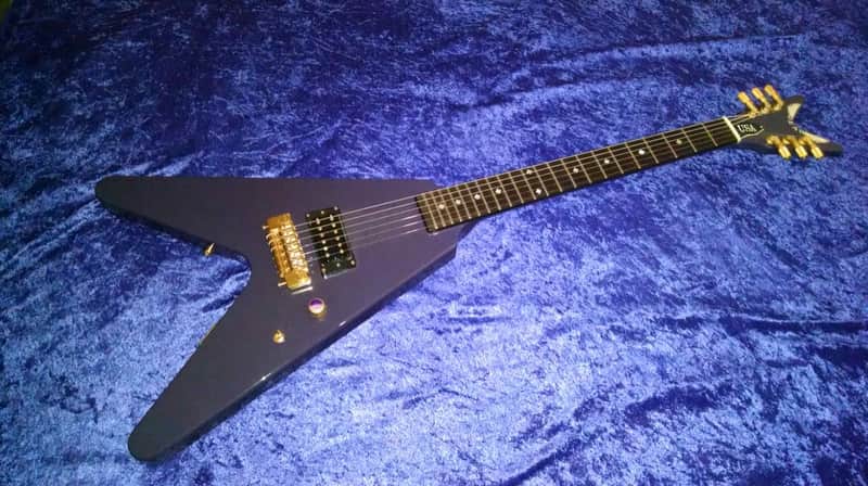 1996 USA Dean Baby V FL Custom Shop W/Hardshell Case LSR Tuners image 1