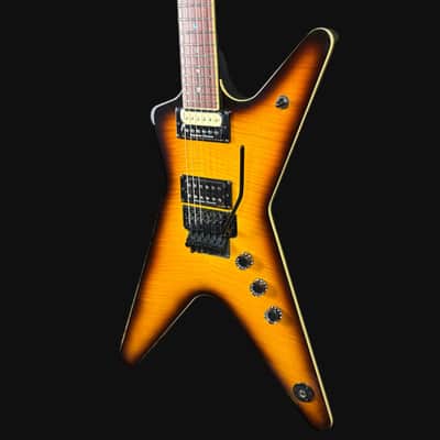 Dean ML 79 Floyd Flame Top Duncans TBZ Trans Brazilia Electric Guitar image 3