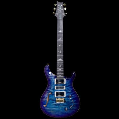 PRS 2018 Semi-Hollow Special 10 Top, Custom Colour (Blue Burst) image 2