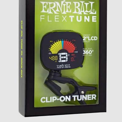 Flextune Digital Chromatic BIG 2" Color LCD Clip-On Tuner Guitar Bass Ukulele & Violin Tuning Modes image 4