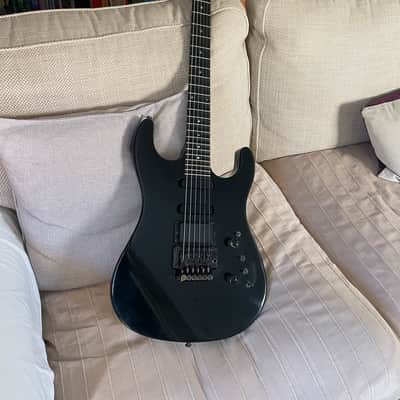 Gibson U-2 (Mach II) 1989 - Ebony w/ Custom Scalloped Ebony fretboard & original Case image 1