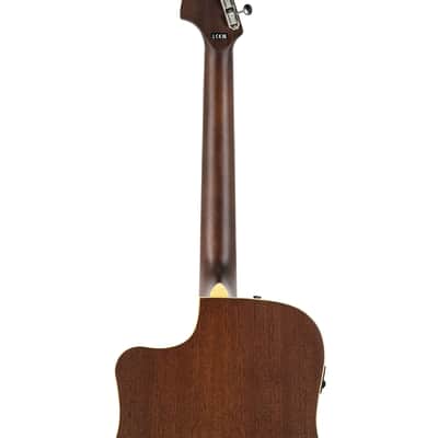Fender FSR California Redondo Player Acoustic Guitar, Walnut FB, Surf Green, IWA226XXXX image 7