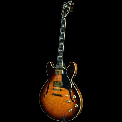 Yamaha SA2200 Semi-Hollow Electric Guitar - Violin Sunburst image 4