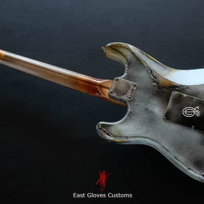 Fender Stratocaster Witch’s Bone Ash Finish Heavy Aged Relic by East Gloves Customs image 6