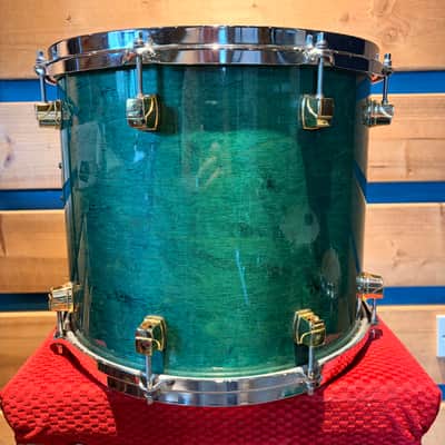 Yamaha Maple Custom Drum Set in Emerald Green image 16