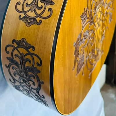 Blueberry Handmade Grand Concert Size Acoustic Guitar with Arm Rest image 15