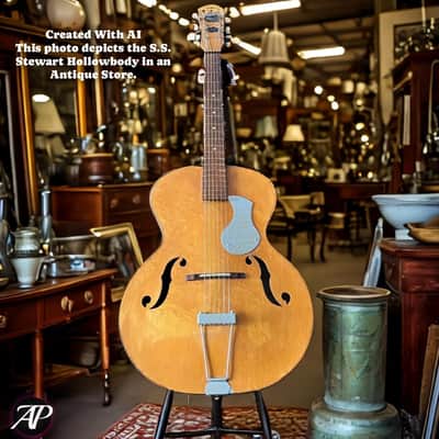 S.S. Stewart Vintage Hollowbody 1940's 1950's image 9