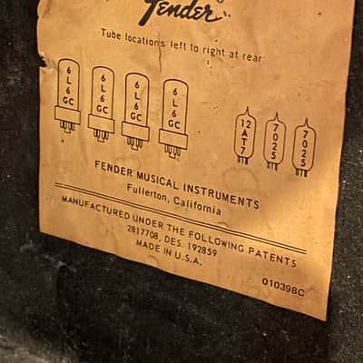 Fender Bassman 100 2-Channel 100-Watt Guitar Amp Head  1974 image 4