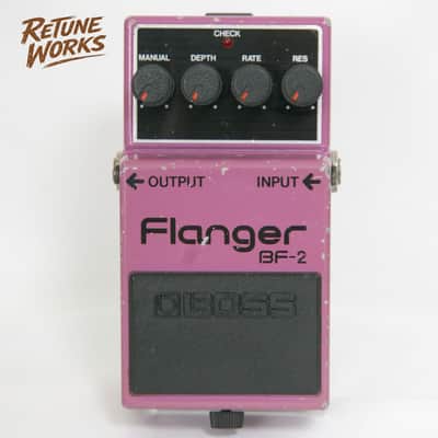Boss BF-2 Flanger MIJ Black Label ACA 1982 - Serviced & Tested image 1