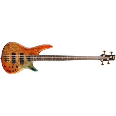 Ibanez SR1600D Premium 4-String Bass w/ Aguilar Pickups - Autumn Sunset Sky image 3